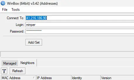 Connect Mikrotik Via IP Publik