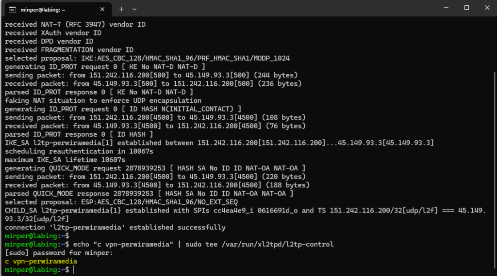 Connecting VPN PerwiraMedia