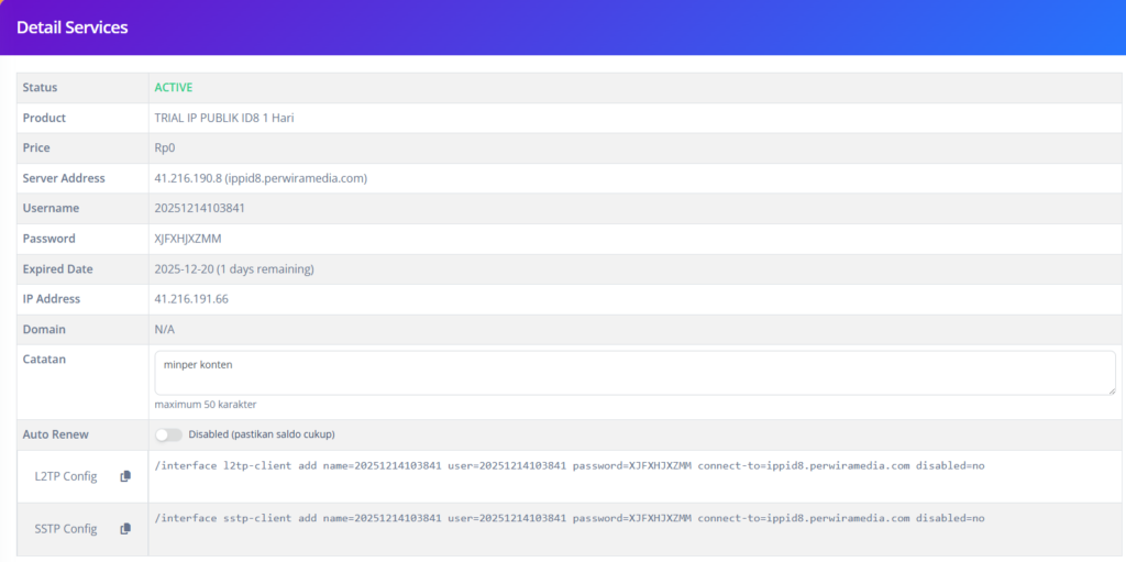 Detail Serivice PerwiraMedia