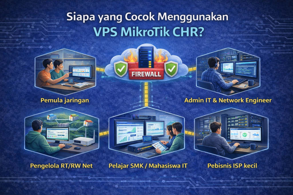 Segmentasi pengguna VPS MikroTik CHR