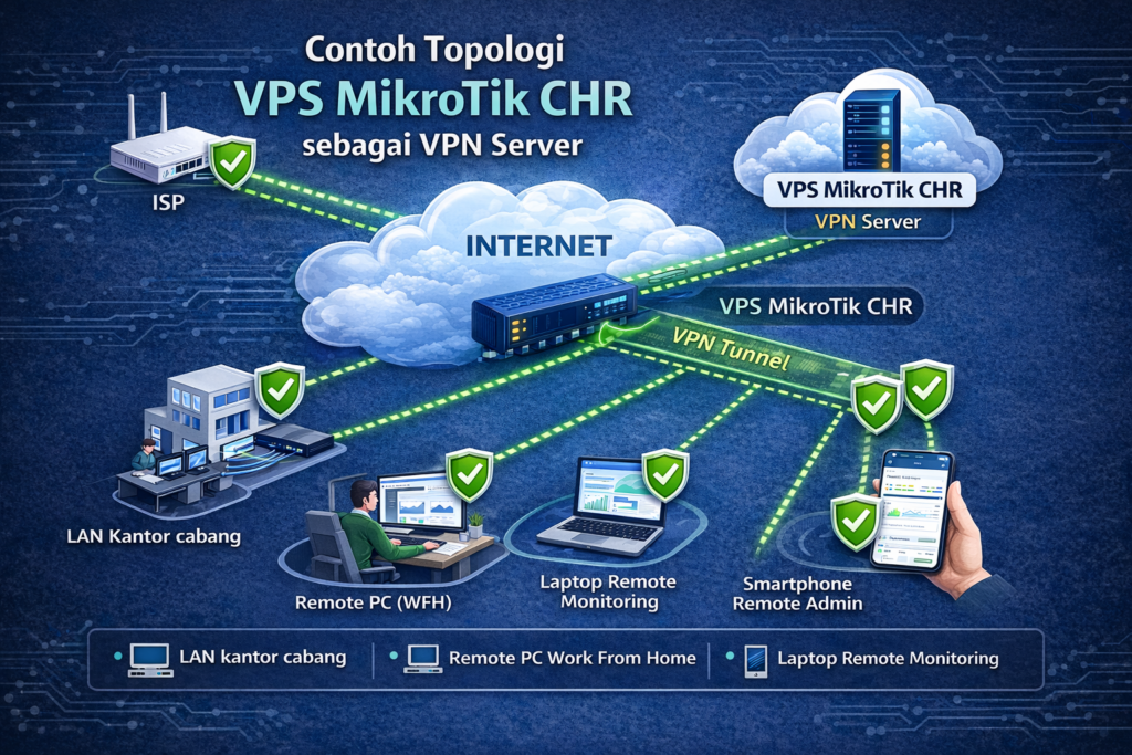 Contoh Topologi VPN Server
