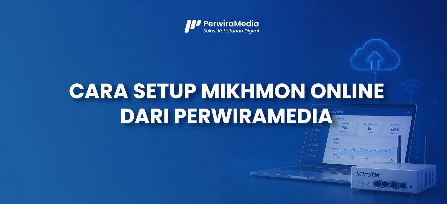 cara setup mikhmon online perwiramedia